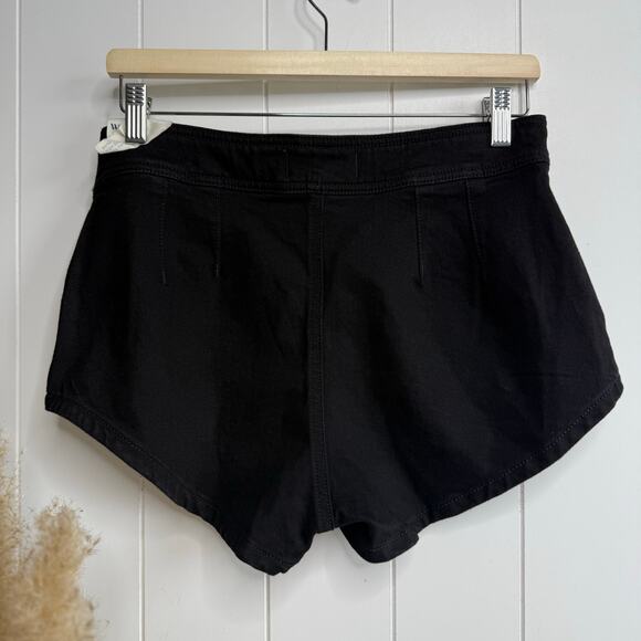 Free People shorts micro low rise cotton black summer spring 29 boho - Picture 6 of 8